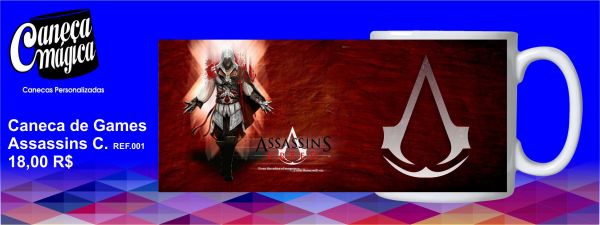 Caneca Personalizada Assassins Creed