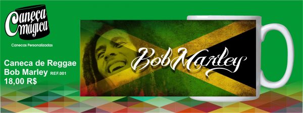 Caneca Personalizada Bob Marley / 001