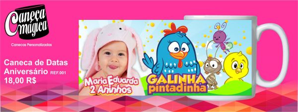 Caneca Personalizada Aniversário /002