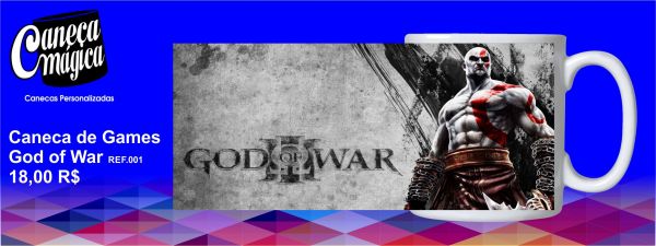 Caneca Personalizada God of War